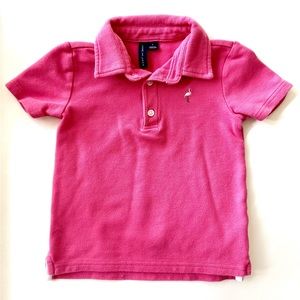 🦩Ready to Flamingle 🦩 Janie & Jack Size 3 Pink Polo